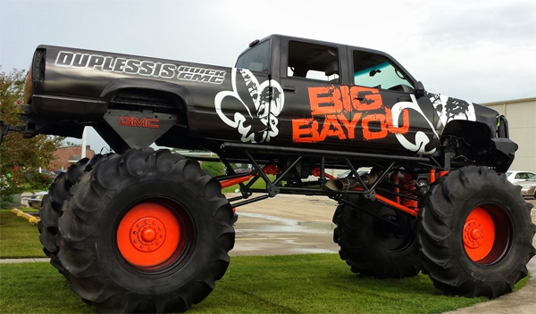 Monster truck wrap